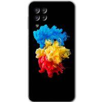 Samsung Galaxy M22 HD Baskılı Kılıf + 9D Tam Ekran Koruyucu - Black 1