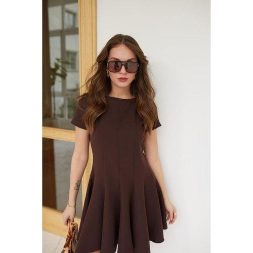 Kadın Kısa Kollu Kiloş Ithal Krep Elbise