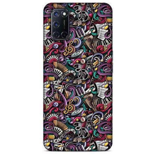 Graffitix (4) Desenli Silikon Kapak Oppo A92 Kılıf