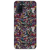 Graffitix (4) Desenli Silikon Kapak Oppo A92 Kılıf