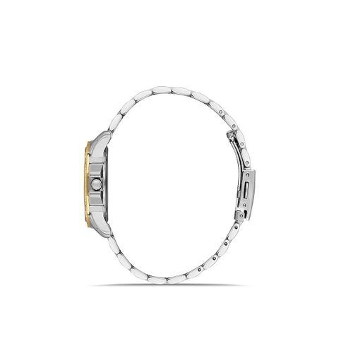 Ferro FL21540AWT-D Quartz Çelik Altın/Gri 32 mm Kadın Kol Saati