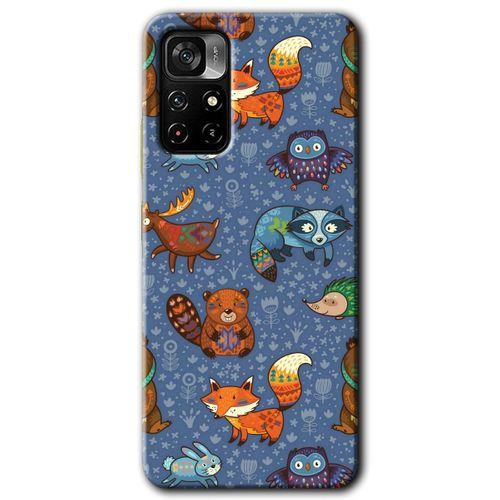 Potkal Hediye Fabrikası Xiaomi Redmi Note 11T Kılıf HD Desen Baskılı Arka Kapak - Animals Funny