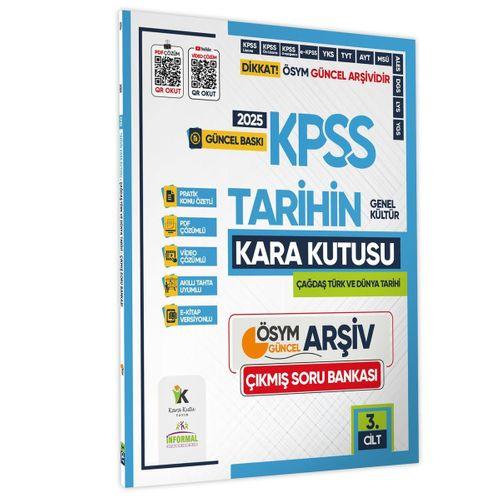 2025 KPSS GENEL KÜLTÜRÜN KARA KUTUSU TEK KİTAP KONU ÖZETLİ DİJİTAL ÇÖZÜMLÜ SORU BANKASI