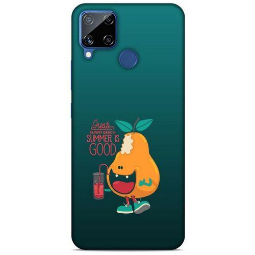 Frutix Armut 02 Oppo Realme C15 Kılıf Desenli Silikon