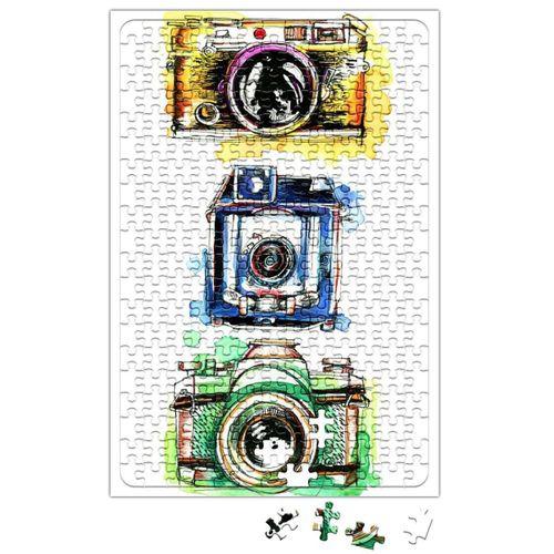 Watercolor Camera Puzzle 240 Parça Yapboz