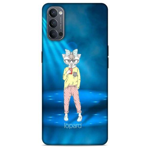 Oppo Reno 4 Kılıf FunnyMaX (38) Neo Hybrid Kılıf Açık Mavi