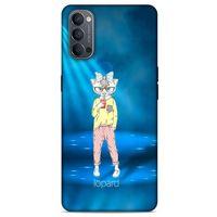 Oppo Reno 4 Kılıf FunnyMaX (38) Neo Hybrid Kılıf Açık Mavi
