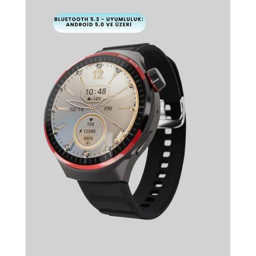 Spor Ve Sağlık Takipli Akıllı Saat Kablosuz Şarj