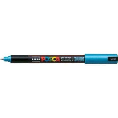 UNİBALL POSCA 0.7 SU BAZLI BOYAMA MARKÖRÜ METALİK MAVİ (N)- (UNİ-PC-1MR )