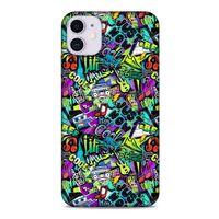 Graffitix (1) Desenli Silikon Kapak Apple Iphone 11 Kılıf