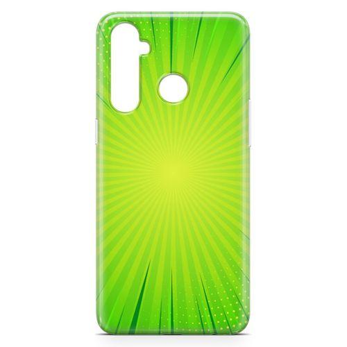 Oppo Realme 5 Pro Kılıf Fıstık Yeşili Sonsuzluk Arka Kapak Koruma Desenli Full Koruyucu