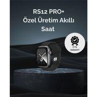 Rs12 Pro+ 2025 Serisi Uzun Şarj Süreli Garantili Full Ekranlı Özel Üretim Akıllı Saat – 2gb Hafıza, Amoled, Gps, Sesli Arama