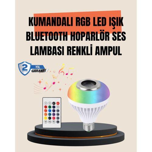 12w Led Ampul – Renkli Işık Ve Dahili Hoparlör Özellikli