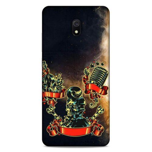 Lopard Xiaomi Redmi 8A Uyumlu Kılıf Tattoo's (16) Kalın Kılıf Karışık