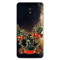 Lopard Xiaomi Redmi 8A Uyumlu Kılıf Tattoo's (16) Kalın Kılıf Karışık