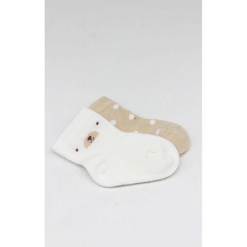 Bistyle Bistyle So Bear Penye Soket Çorap 2li 10142 Ekru Bej