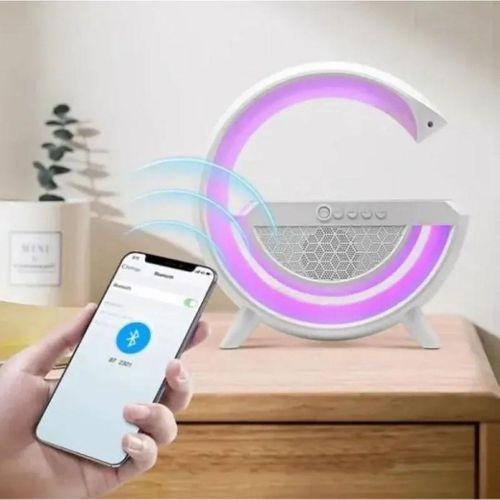 Zhltools Kablosuz Şarj Standlı 5w Rgb Aydınlatmalı Bluetooth Hoparlör