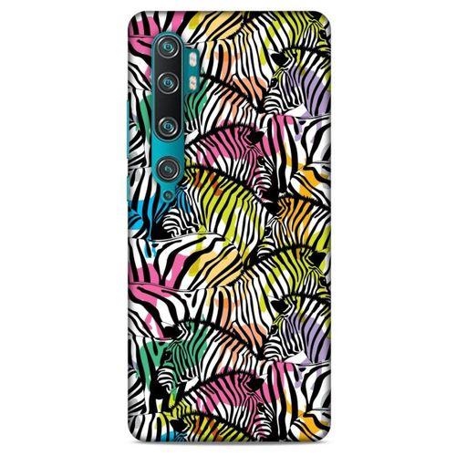 Animax Colorful Zebra Xiaomi Mi Cc9 Pro Kılıf Desenli Silikon