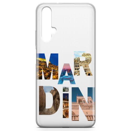 Honor View 20 Kılıf Mardin Gezi Arka Kapak Koruma Desenli Full Koruyucu