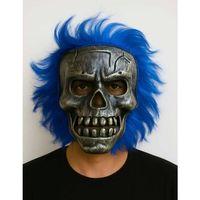 Eğitici Oyuncak Wild Skull - Gümüş Kafatası Mavi Saçlı İskelet Maske