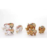 Swaroski Taşlı 3'lü Fil Figürü