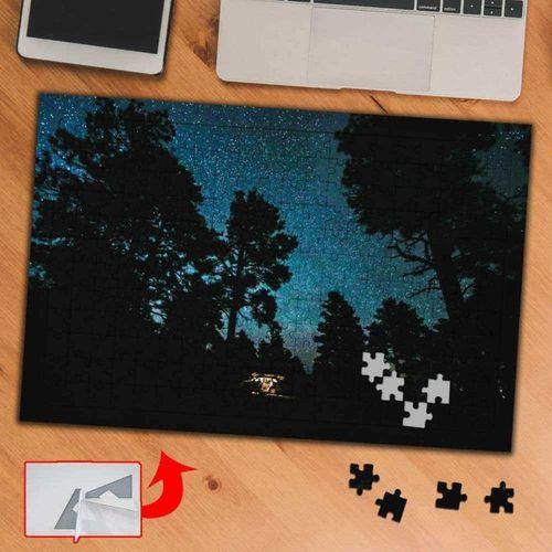 Geze Ormanda Kamp,yıldızlar 240 Parça Puzzle Yapboz Tablo-437318