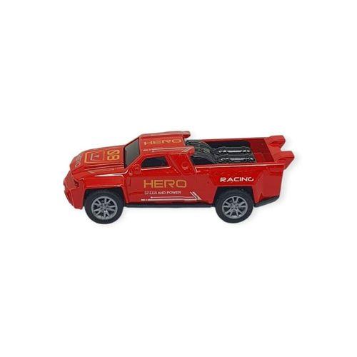 Çek Bırak Metal Küçük Arabalar 8 cm - SH40031 - Kırmızı Pick-Up