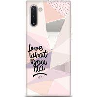 Samsung Galaxy Note 10 Kılıf HD Baskılı Kılıf - What You Do + Tam Ekran Koruyucu