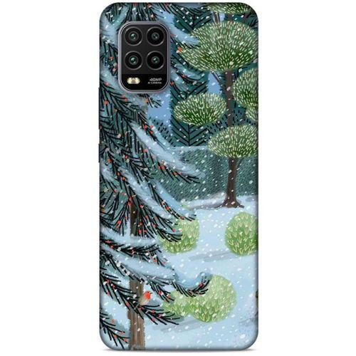 Xiaomi Mi 10 Lite Kılıf Snowix (43) Thin Fit Kılıf Beyaz Yeşil