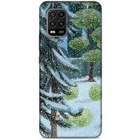 Xiaomi Mi 10 Lite Kılıf Snowix (43) Thin Fit Kılıf Beyaz Yeşil