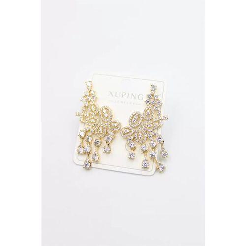 Taşlı Küpe - Altın