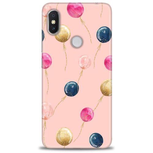 Xiaomi Redmi Note 6 Pro Kılıf HD Baskılı Kılıf - Uçan Balonlar + Tam Ekran Koruyucu