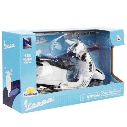 Çocuk Eğitici Oyuncak57243 SUN- Vespa  GTS 300 Super Beyaz Motor 1:12