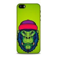 Lopard Apple Iphone 5 Uyumlu Kılıf Tattoo's (46) Core Armor Kılıf Maymun Dövmesi
