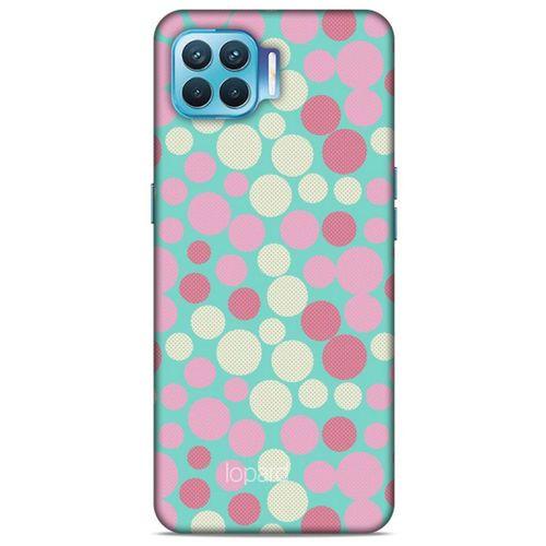 Oppo Reno 4 Lite Kılıf Pastel Renkler (50) Shockproof Kılıf Bordo Pembe