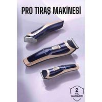 Profesyonel Şarjlı Saç Ve Sakal Traş Makinesi Kolay Kullanım