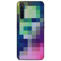Lopard Oppo Realme 6 Pro Uyumlu Kılıf PiXel (16) Kalın Kılıf Kare