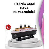 Ultra Sessiz Titanik Gemi Led Işıklı Aroma Difüzörü Oda Nemlendirici