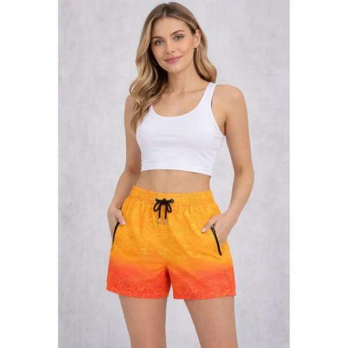 Deniz Şortu Fermuarlı Cepli File Astarlı Hızlı Kuruyan Premium - Çok Renkli