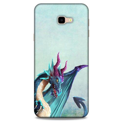Samsung Galaxy J4 Plus Kılıf Dragons (19) Kılıfları Mavi Ejderha