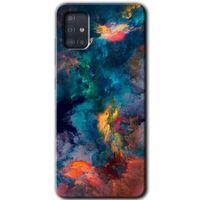 Samsung Galaxy A51 HD Baskılı Kılıf + 9D Tam Ekran Koruyucu - Color Storm