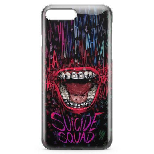Apple iPhone 7 Plus Kılıf Suicide Squad Arka Kapak Koruma Desenli Full Koruyucu