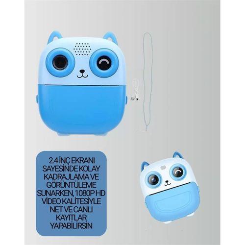 2.4” Ekranlı Mini Kamera – 1080p Kayıt + Mürekkepsiz Yazdırma