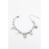 Charm Tfn Zincir Bileklik - Gümüş