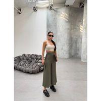 230 Gr Poly Viscose Full Lycra Metal Toka Aksesuarli Pantolon