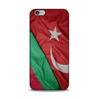 Apple Iphone 6 Uyumlu Kılıf Azarbaijan (10) Full Koruma Kılıfı Türk & Azerbaycan Bayrak