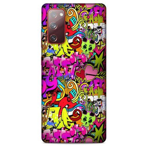 Graffitix (6) Desenli Silikon Kapak Samsung Galaxy S20 Fe Kılıf