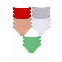 15 adet Süper Eko Set Likralı Kadın Slip Külot 521