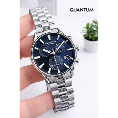 Quantum Sapphire Camlı İtalyan Bileklik Hediyeli 2 Yıl Garantili 10 Atm Erkek Kol Saati 1193.390
