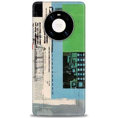 Huawei Mate 40 Pro Kılıf HD Baskılı Kılıf - Village + Tam Ekran Koruyucu